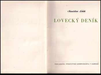 Stanislav Lolek: Lovecký deník