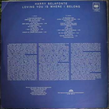 Harry Belafonte: Loving You Is Where I Belong