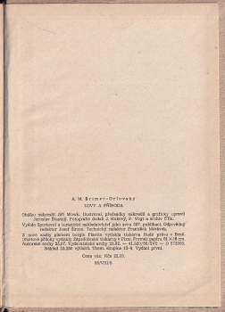Aleksandr Mitrofanovič Brimer-Orlovskij: Lovy a příroda