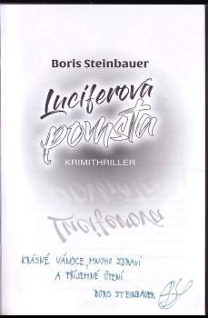 Boris Steinbauer: Luciferova pomsta