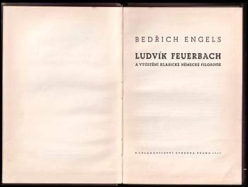 Friedrich Engels: Ludvík Feuerbach a vyústění klasické německé filosofie