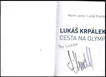 Martin Jaroš: Lukáš Krpálek