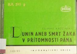 Lunin, aneb, Smrt Žaka v přítomnosti pána