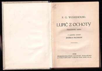 P. G Wodehouse: Lupič z ochoty