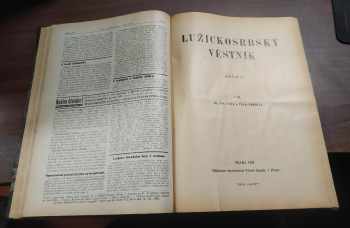 Josef Páta: Lužickosrbský věstník - ročník XIV., XV., XVI., XVII.. XVIII.