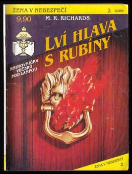 Lví hlava s rubíny