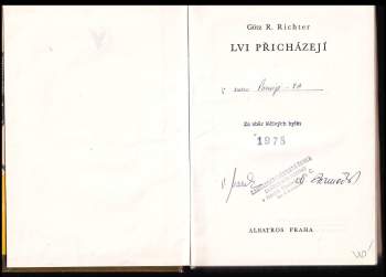 Götz Rudolf Richter: Lvi přicházejí
