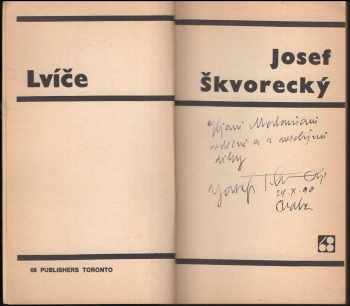 Josef Škvorecký: Lvíče