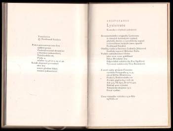 Aristofanés: Lysistrate