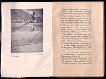 Václav Horčička: Lyže a sníh