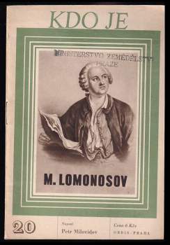 Petr Filipovič Milovidov: M. Lomonosov