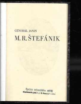 Maurice Janin: M. R. Štefánik