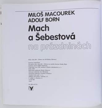 Miloš Macourek: Mach a Šebestová na prázdninách