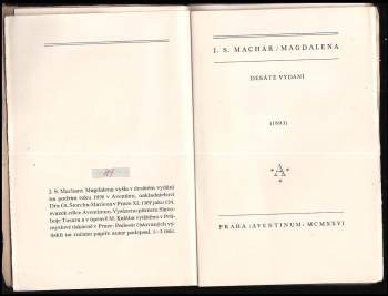 Josef Svatopluk Machar: Macharovy spisy