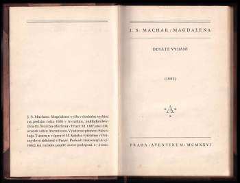 Josef Svatopluk Machar: Macharovy spisy