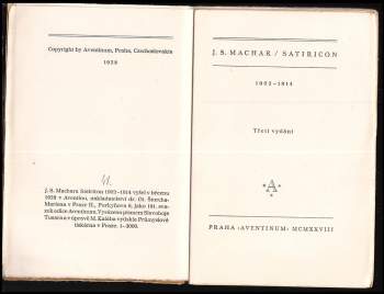 Josef Svatopluk Machar: Macharovy spisy