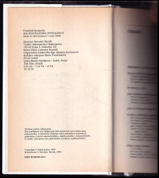 Frantisek Koukolík: Machiaveliánská inteligence