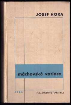 Máchovské variace - Josef Hora (1936, František Borový) - ID: 263900