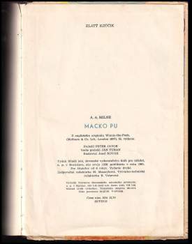 Alan Alexander Milne: Macko Pu