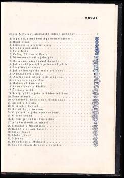 Maďarské lidové pohádky