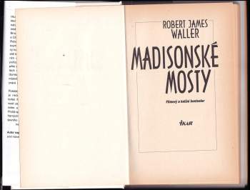 Robert James Waller: Madisonské mosty