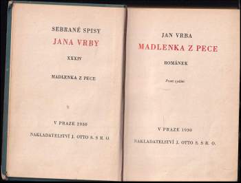 Jan Vrba: Madlenka z Pece