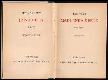 Jan Vrba: Madlenka z Pece