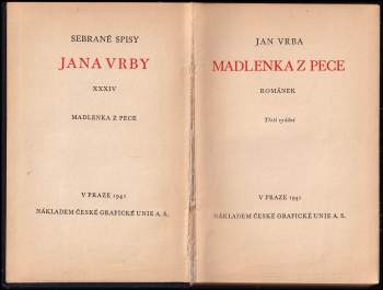 Jan Vrba: Madlenka z Pece