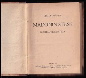 Viktor Hánek: Madonin stesk