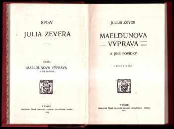 Julius Zeyer: Maeldunova výprava a jiné povídky