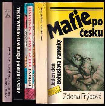 KOMPLET Zdena Frýbová 4X Mafie po česku, aneb, Jeden den Bohuslava Panenky + Hrůzy lásky a nenávisti + Připravte operační sál + Den jako stvořený pro vážnou známost