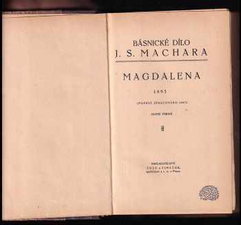 Josef Svatopluk Machar: Magdalena