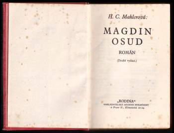 Hedwig Courths-Mahler: Magdin osud