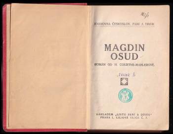 Hedwig Courths-Mahler: Magdin osud