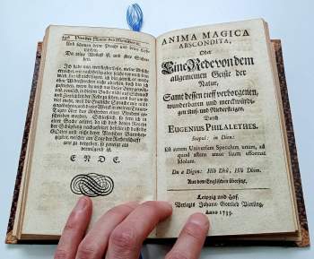 Thomas Vaughan: Magia Adamica Oder das Alterthum der Magie, als dererselben von Adam an herabwärts geleitete Erweisung, welcher eine gantz vollkommene Entdeckung des wahren Himmels, der Erden, oder derer Magorum, himmlischen Chaos und erste Materia aller Dinge zugefüget + Antroposophia Theomagica - Das ist Eine Rede Von Der Natur Des Menschen Und Seinem Zustande Nach Dem Tode