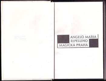 Angelo Maria Ripellino: Magická Praha