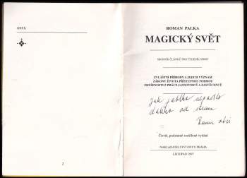 Roman Palka: Magický svět
