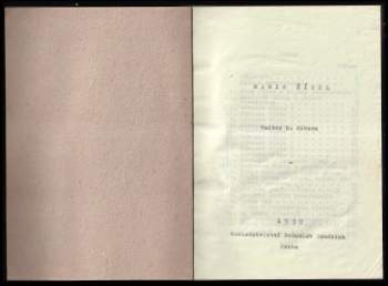 Walter B Gibson: Magie čísel - reprint - přepsáno na stroji