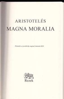 Aristotelés: Magna moralia