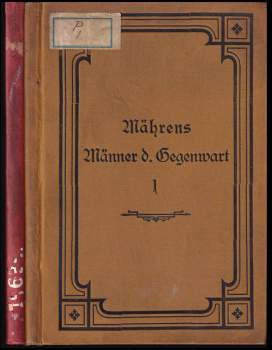 Mährens Männer der Gegenwart: Theil 1-2