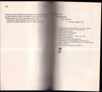 Georges Simenon: Maigret a jeho mrtvý