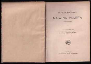 H. Rider Haggard: Maiwina pomsta
