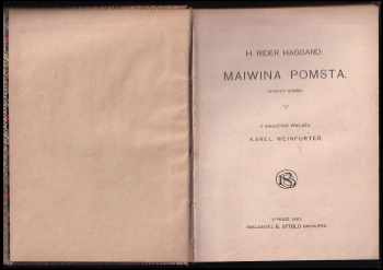 H. Rider Haggard: Maiwina pomsta : Africký román