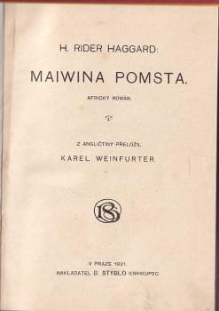 H. Rider Haggard: Maiwina pomsta