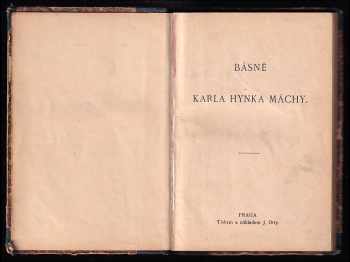 Karel Hynek Mácha: Máj a jiné básně