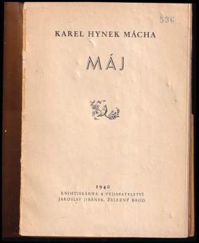 Karel Hynek Mácha: Máj