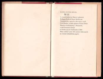 Karel Hynek Mácha: Máj