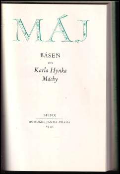 Karel Hynek Mácha: Máj