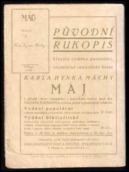 Karel Hynek Mácha: Máj