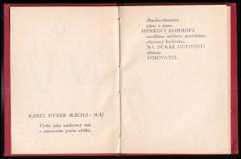 Karel Hynek Mácha: Máj